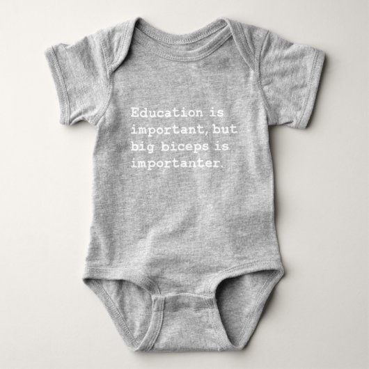 Biceps is importanter sleeveless shirt (Front)