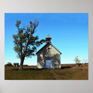 Bichet One-Room School House, Kansas Poster