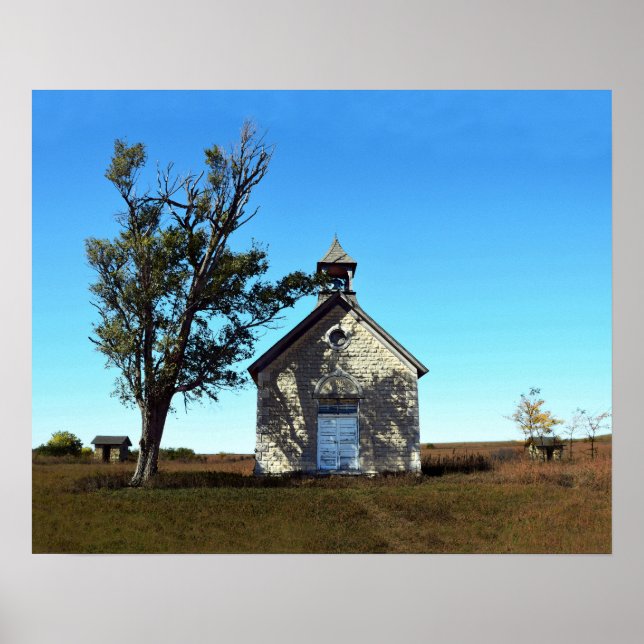 Bichet One-Room School House, Kansas Poster (Front)