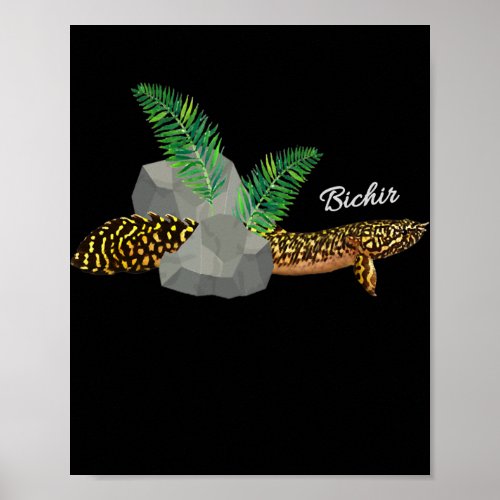 Bichir Aquarium Fish Tank Lovers Reedfish Exotic Poster
