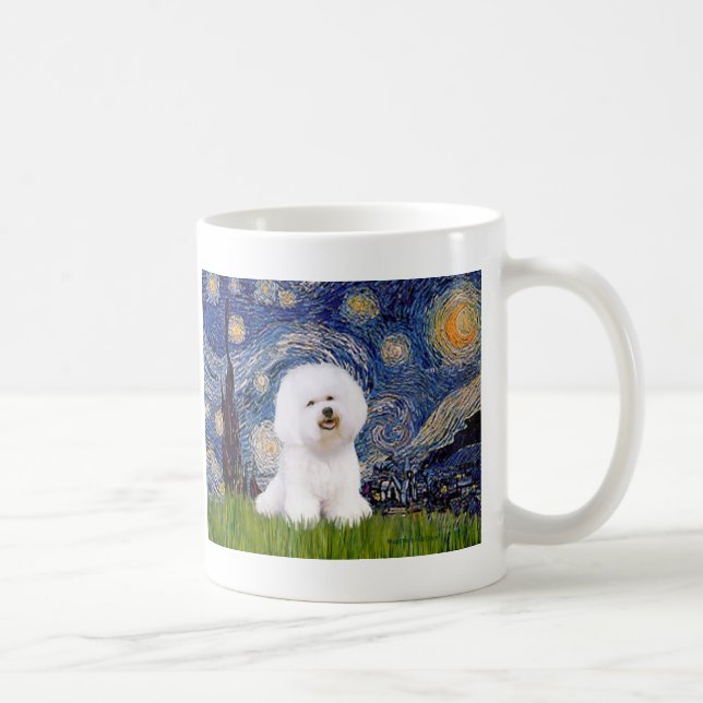 Bichon 1 - Starry Night Coffee Mug (Right)