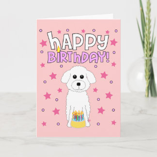 Bichon Birthday Card