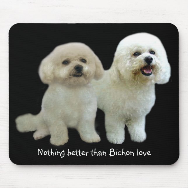 Bichon Buddies Mousepad (Front)