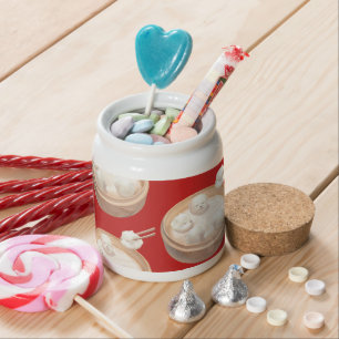 Bichon Dumplings: Cute Xiao Long Bao Dim Sum Art Candy Jar