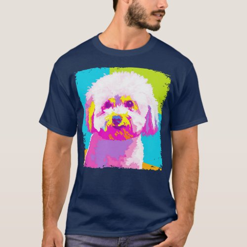 Bichon Fris Art Dog Lover Gifts 1 T_Shirt