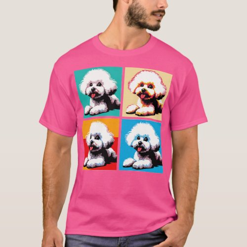 Bichon Fris Art Dog Lover Gifts 2 T_Shirt
