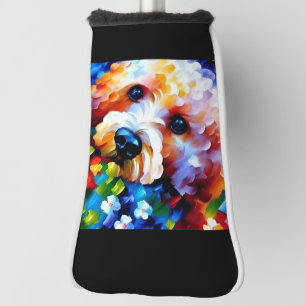 Bichon Frise 1 Golf Head Cover