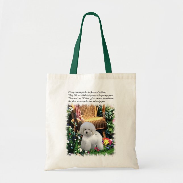 Bichon Frise Art Gifts Tote Bag (Front)