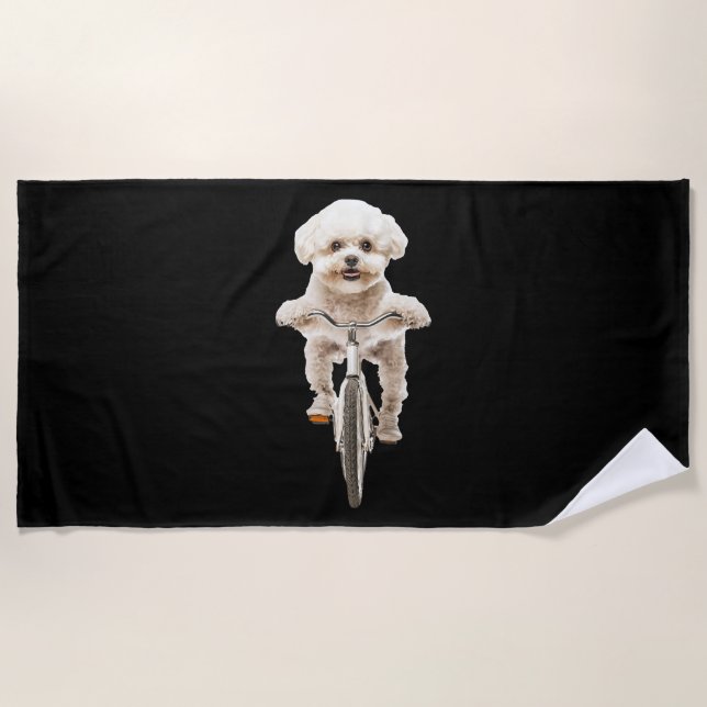 Bichon Frise Beach Towel (Front)