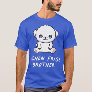 Bichon Frise Brother Kawaii Anime Dog Lover Owner T-Shirt