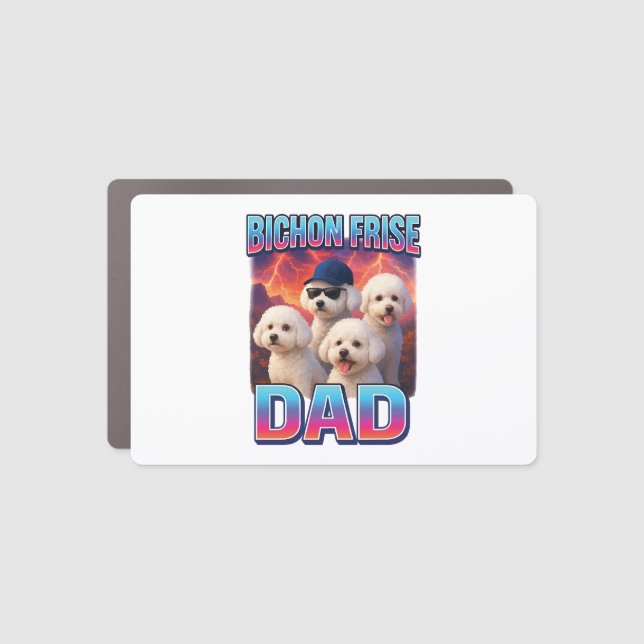 Bichon Frise Car Magnet (Front)