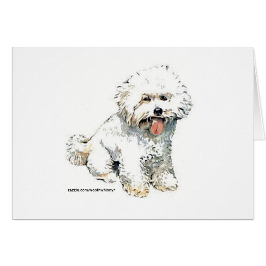 Bichon Frise Cards (Front Horizontal)