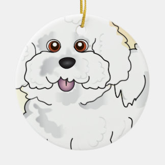 Bichon Frise Ceramic Ornament