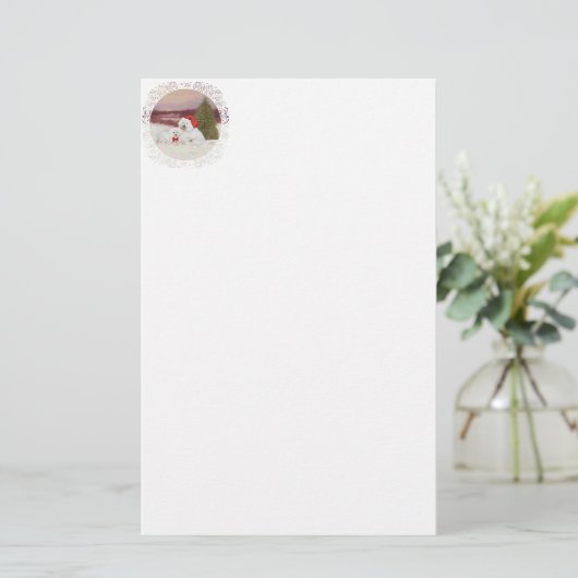 Bichon Frise Christmas (Standing Front)