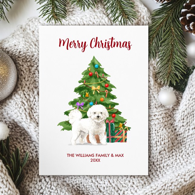 Bichon Frise Christmas Card (Creator Uploaded)