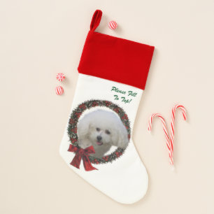 Bichon Frise Christmas Christmas Stocking