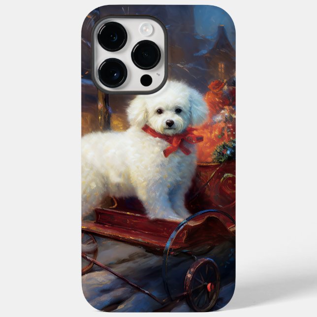 Bichon Frise Christmas Festive Season  Case-Mate iPhone Case (Back)