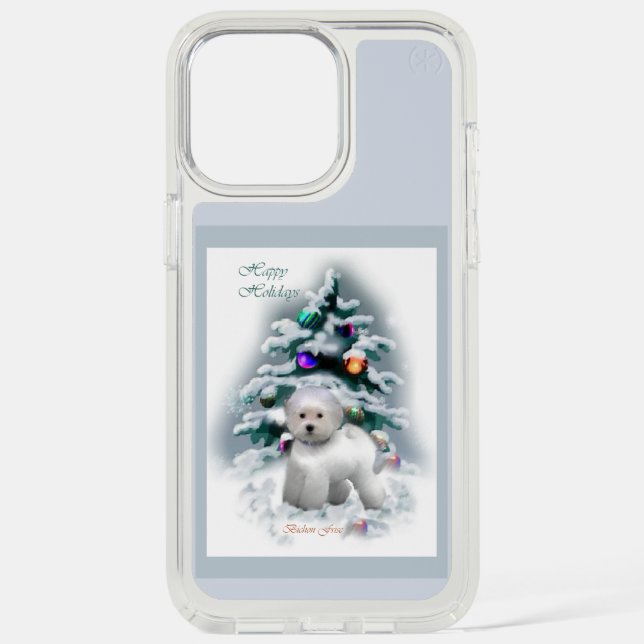 Bichon Frise Christmas Holidays Speck iPhone Case (Front)