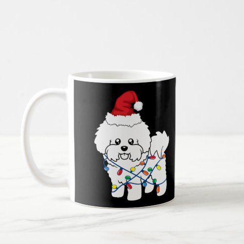 Bichon Frise Christmas Light Funny Dog Lover Gift Coffee Mug