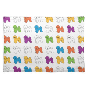 BICHON FRISE CLOTH PLACEMAT