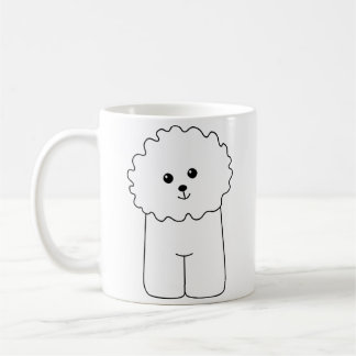 Bichon Frise, Cute Dog. Coffee Mug
