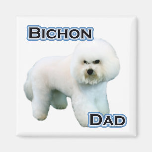 Bichon Frise Dad 4 - Magnet