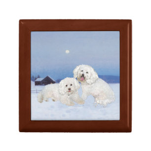 Bichon Frise December Evening Gift Box