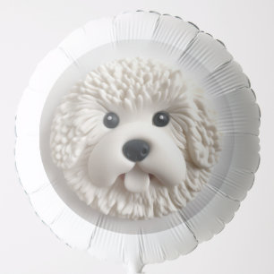 Bichon Frise Dog 3D Inspired Balloon