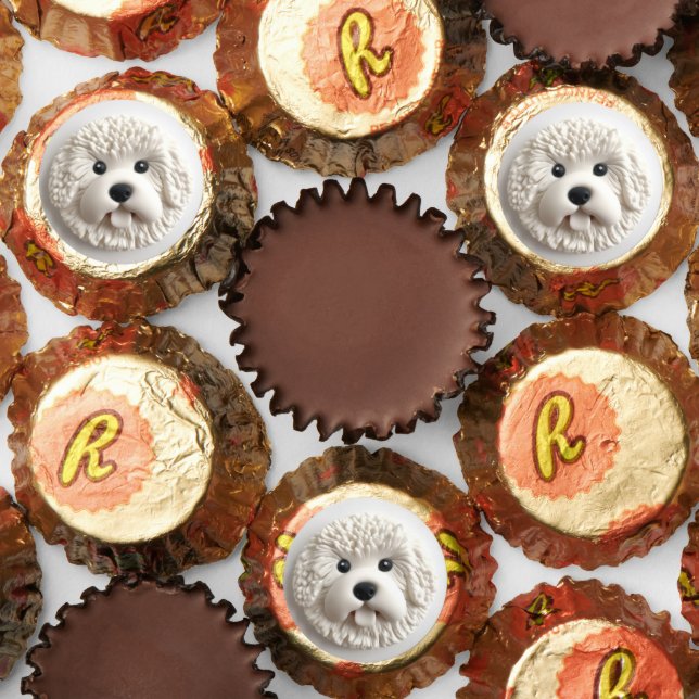 Bichon Frise Dog 3D Inspired Reese's Peanut Butter Cups (Assorted)