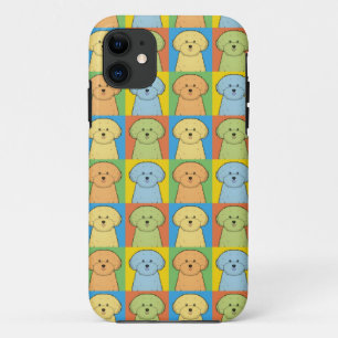 Bichon Frisé Dog Cartoon Pop-Art iPhone 11 Case