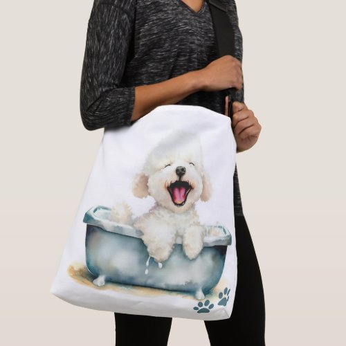 Bichon Frise Dog Crossbody Bag