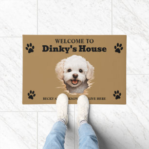 Bichon Frise Dog Doormat