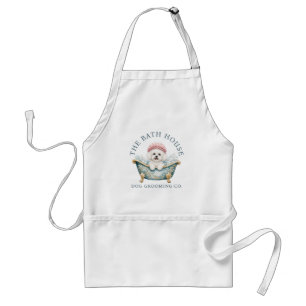 Bichon Frise Dog Grooming Apron Standard
