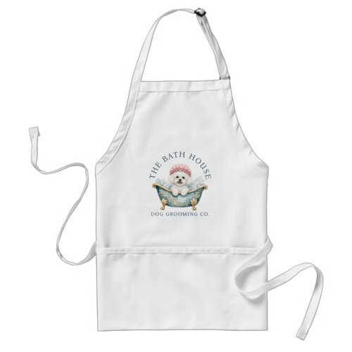 Bichon Frise Dog Grooming Apron | Standard
