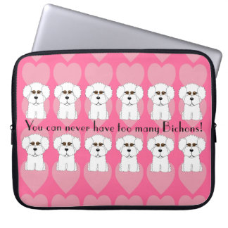 Bichon Frise Dog Humor Laptop Sleeve