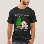 Bichon Frise Dog It&#39;S The Most Wonderful Time Of T T-Shirt