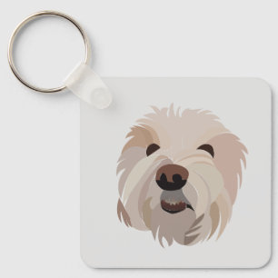 Bichon Frise Dog Lover Bichon Frise Keychain