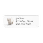 Bichon Frise Dog Mailing Label