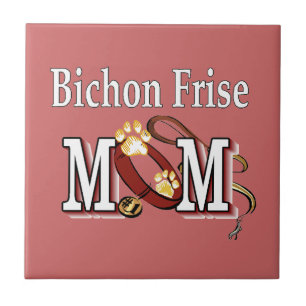 Bichon Frise Dog MOM Tile