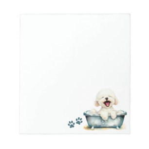 Bichon Frise Dog Notepad