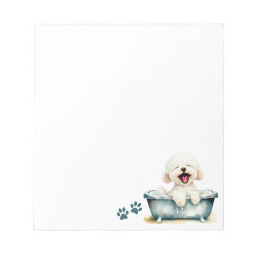 Bichon Frise Dog Notepad