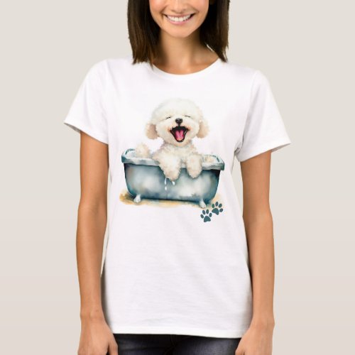 Bichon Frise Dog T_Shirt