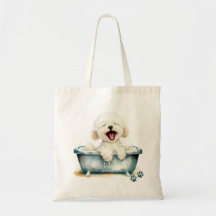 Bichon Frise Dog Tote Bag