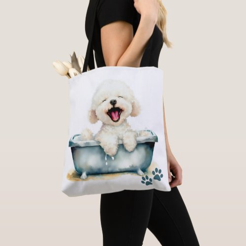 Bichon Frise Dog Tote Bag