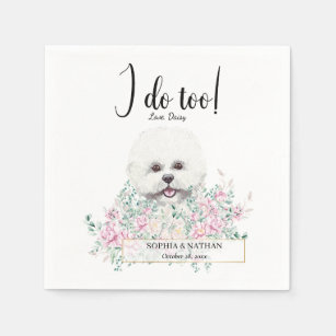 Bichon Napkins | Zazzle