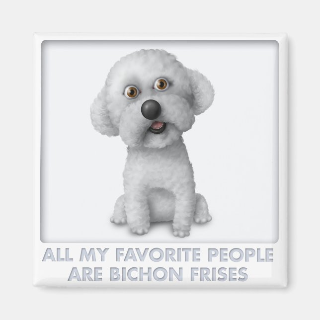 Bichon Frise Favorite Magnet (Front)