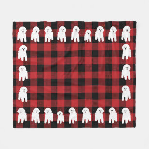 Bichon Frise Fleece Blanket