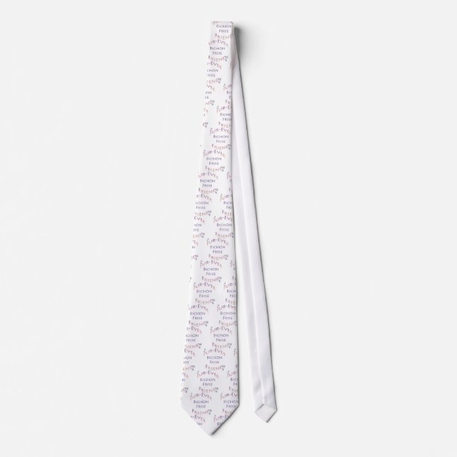 Bichon Frise Furever Tie (Front)
