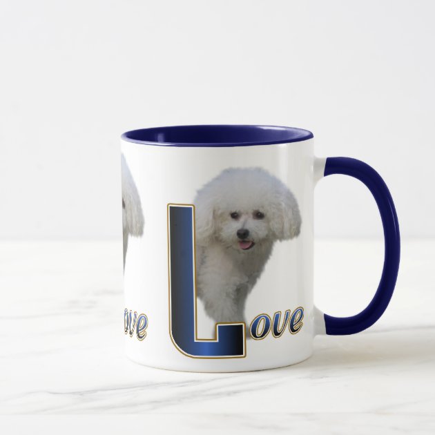 New Bichon Frise dog print mug printed cup puppy dogs gift puppies and animals