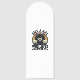 Bichon Frise Girl Vintage Dog Lover Shirt_1 Bookmarks